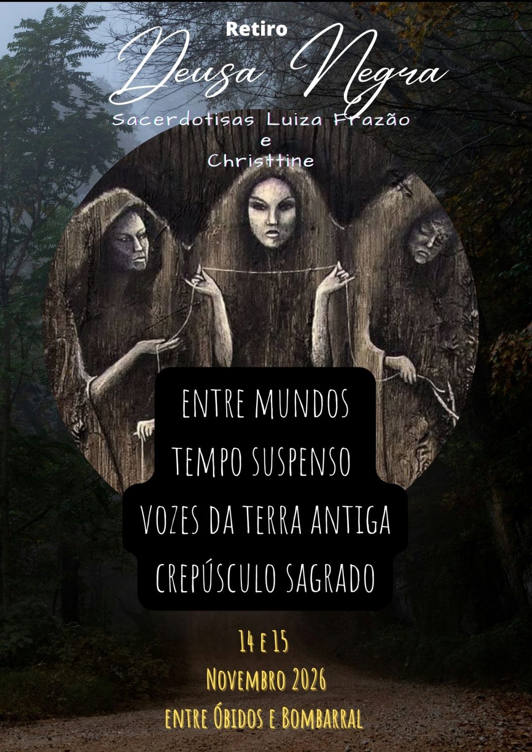 CARTAZ RETIRO DEUSA NEGRA 2026